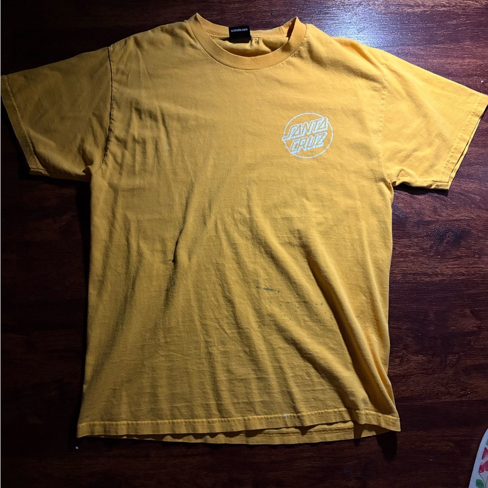 Santa Cruz Skateboards Mustard Short Sleeve Tee